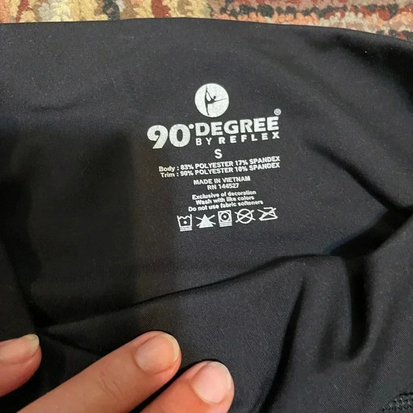 Set Of2 RBX and 90 Degree Womens Size S M Colorful Yoga Athletic Leggings Pants - Picture 3 of 8